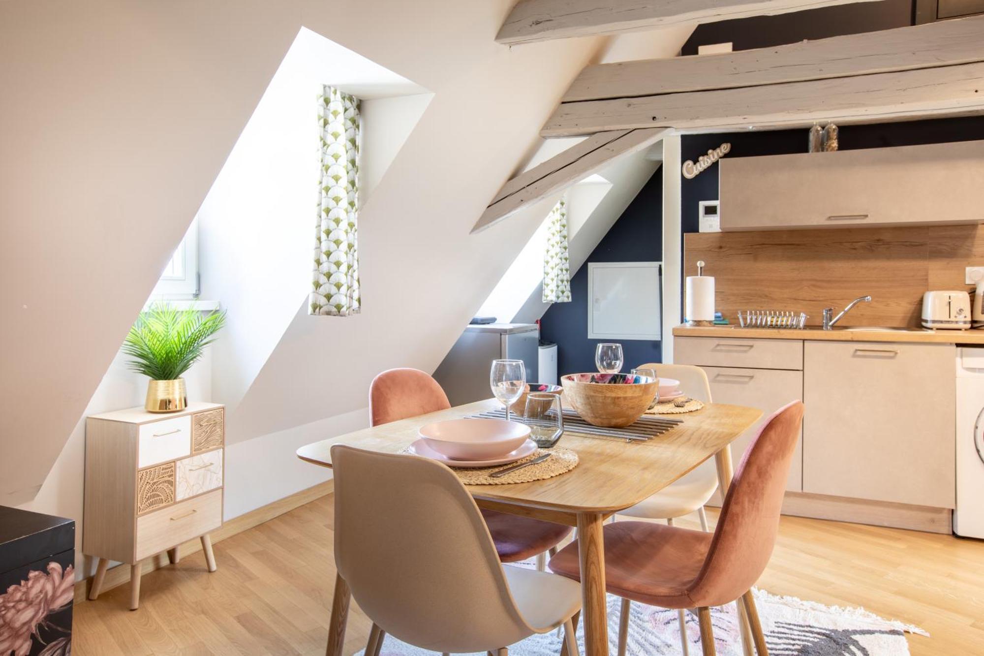 Duplex Atypique Au Coeur De Mulhouse公寓 外观 照片