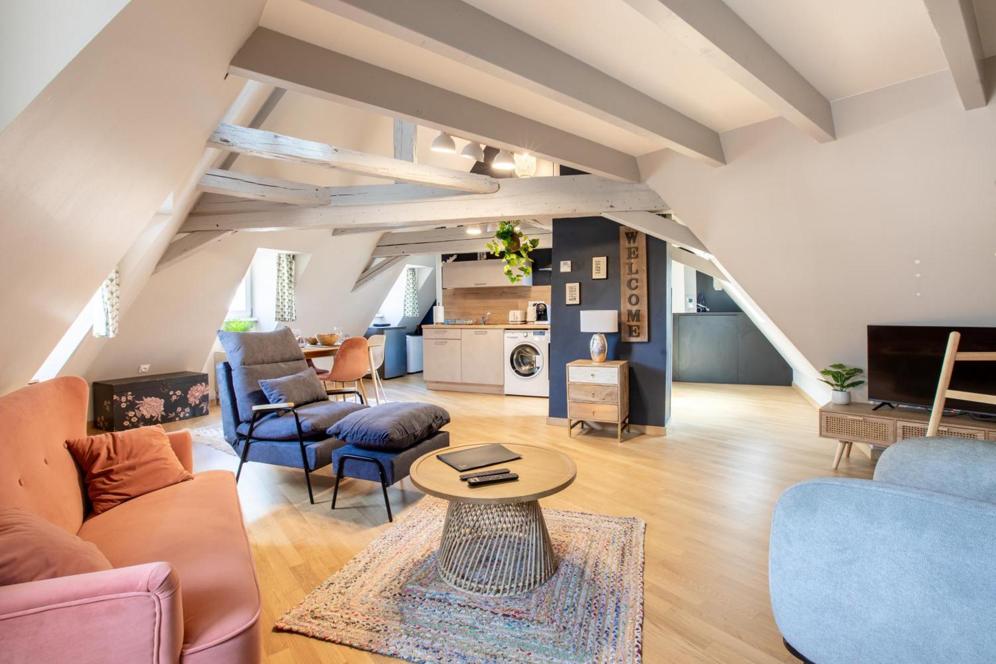 Duplex Atypique Au Coeur De Mulhouse公寓 外观 照片